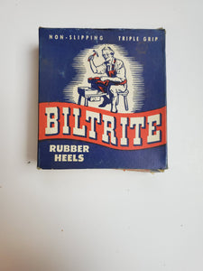Rubber Heels - Biltrite size 11 Brown