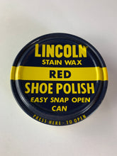 Load image into Gallery viewer, Shoe Polish - Lincoln - 3oz Red
