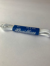 Load image into Gallery viewer, White Laces - Braidlace - 21&quot;
