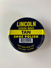 Load image into Gallery viewer, Shoe Polish - Tan - Lincoln - 3oz
