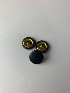 Black Buttons - 1/2 black