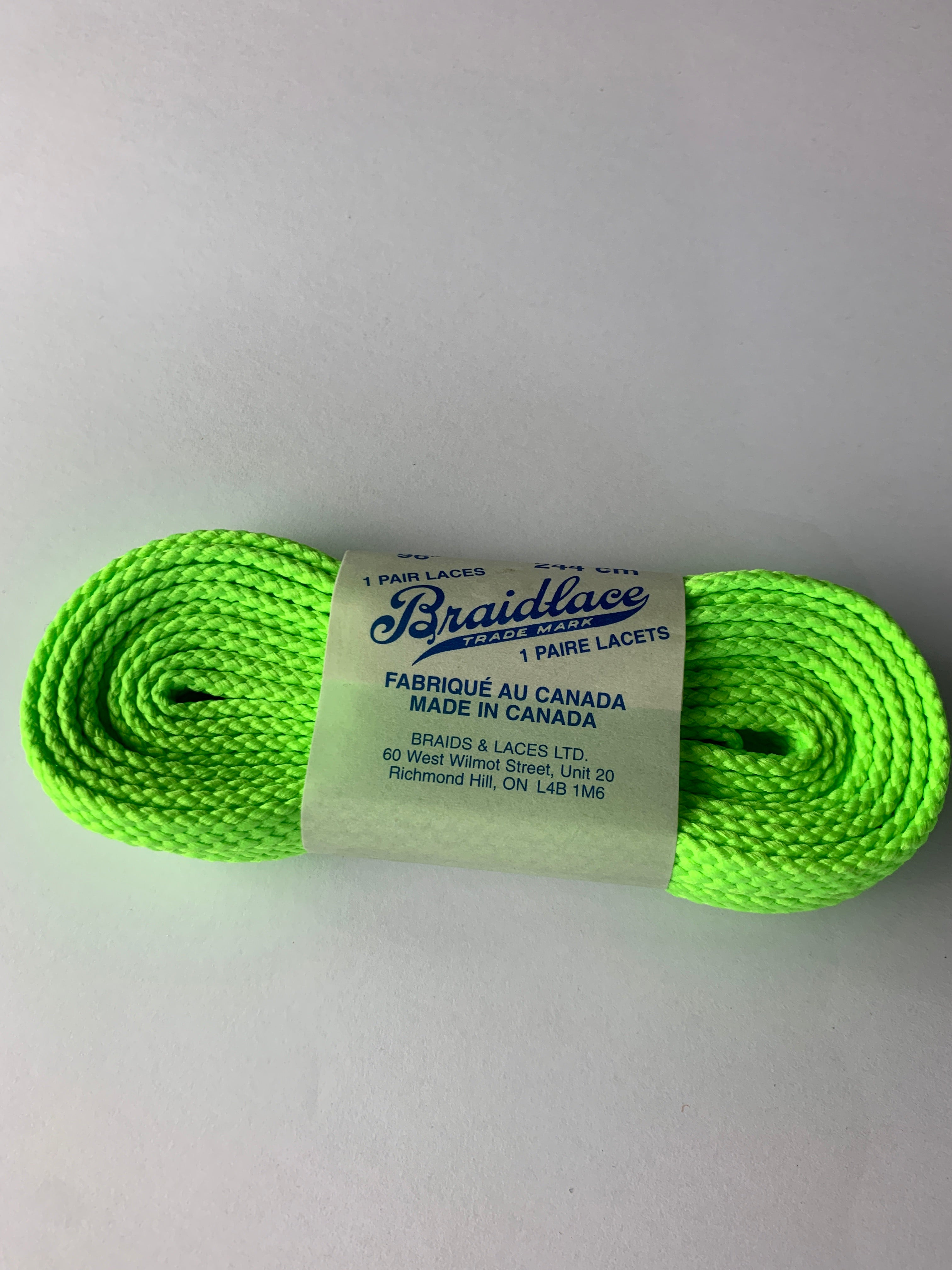 Neon Green Laces 96 – Kawartha Broom Company